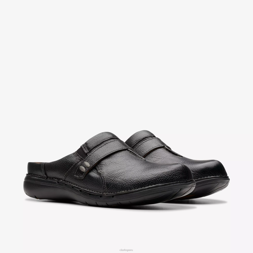 HZVP555 facilidad de bucle cuero negro Clarks