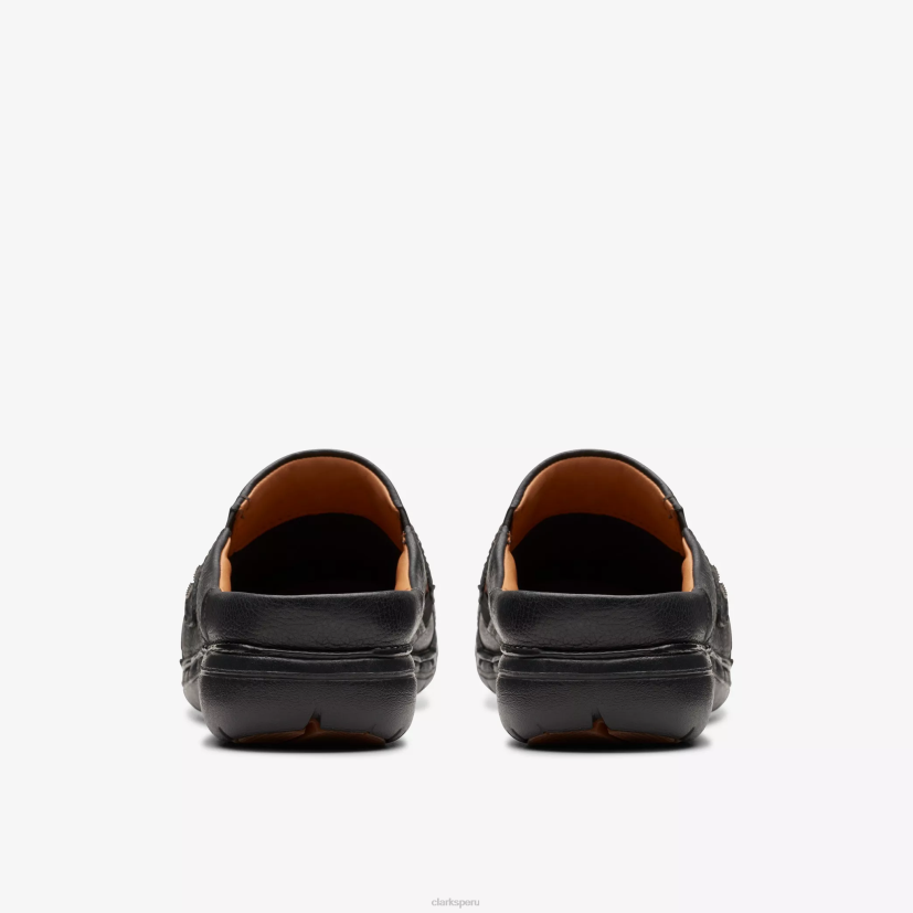 HZVP555 facilidad de bucle cuero negro Clarks