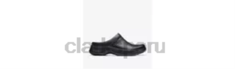 HZVP556 zuecos clarks pro cuero negro Clarks