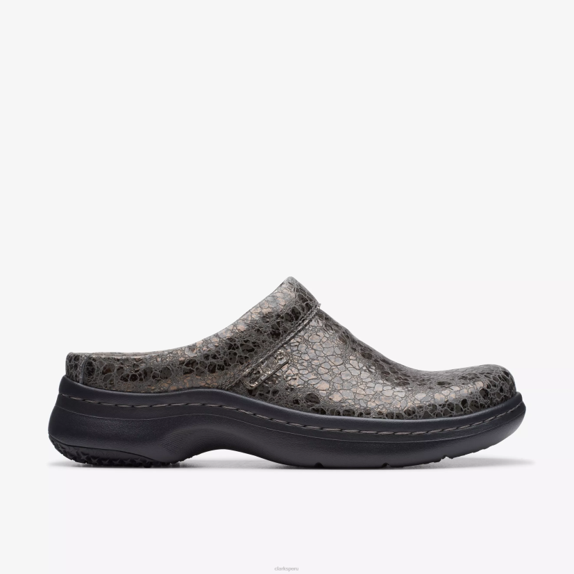 HZVP557 zuecos clarks pro pistola de metal Clarks