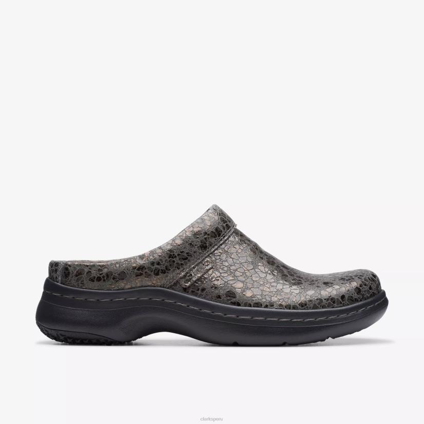 HZVP557 zuecos clarks pro pistola de metal Clarks