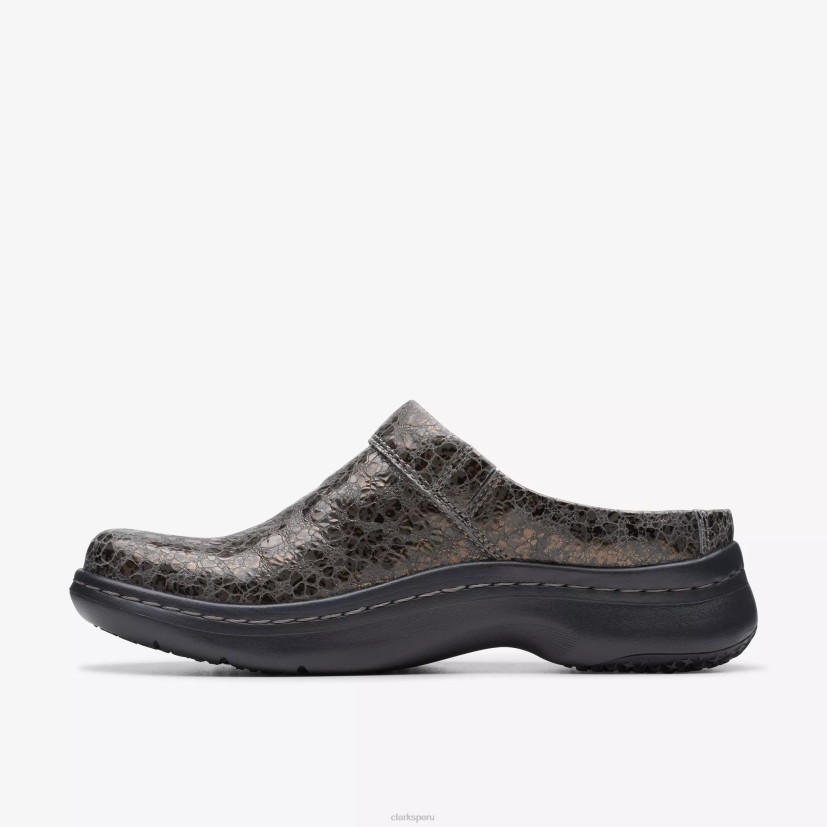 HZVP557 zuecos clarks pro pistola de metal Clarks