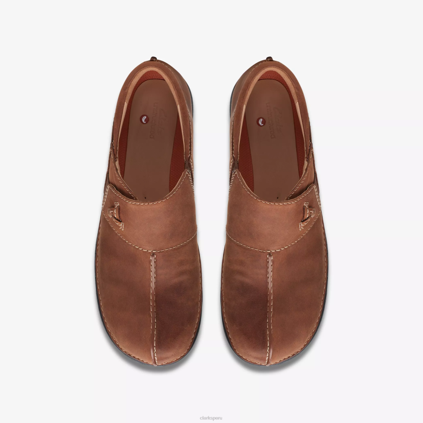 HZVP566 avenida un bucle bronceado oscuro Clarks