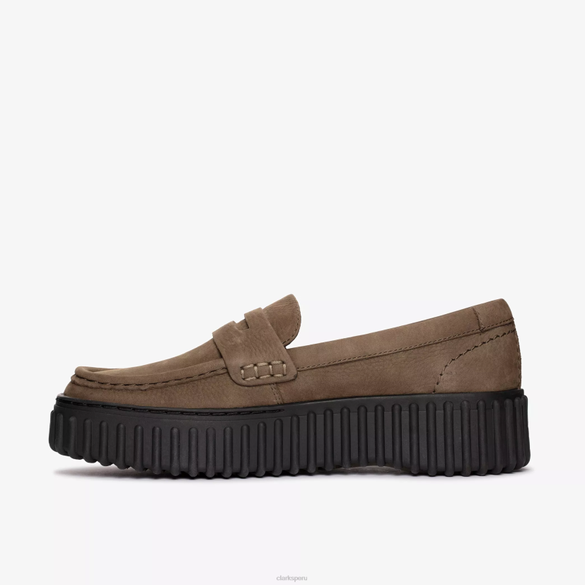 HZVP191 centavo torhill nubuck oliva oscuro Clarks