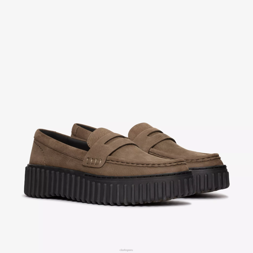 HZVP191 centavo torhill nubuck oliva oscuro Clarks