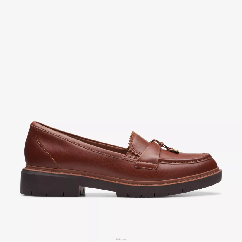 HZVP194 bella westlynn cuero marrón Clarks