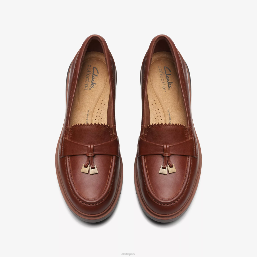 HZVP194 bella westlynn cuero marrón Clarks