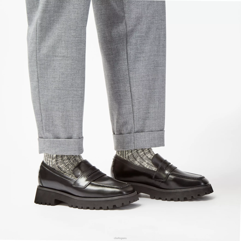 HZVP200 mantente así borde cuero negro Clarks