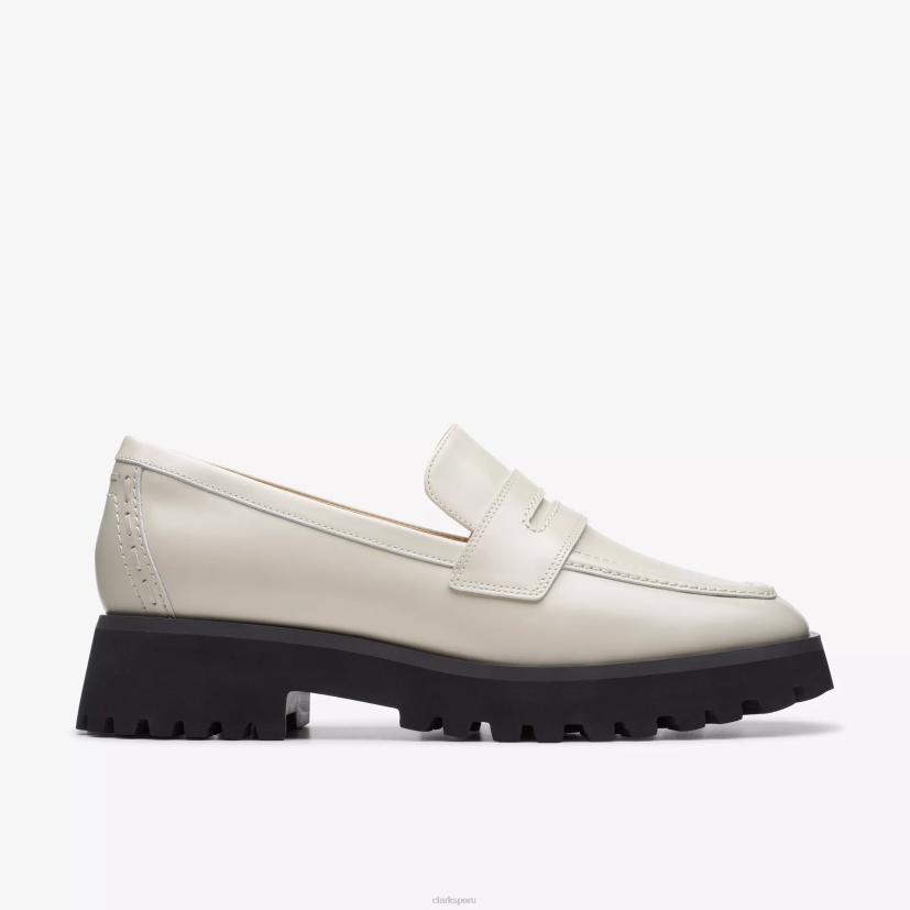 HZVP201 mantente así borde cuero marfil Clarks