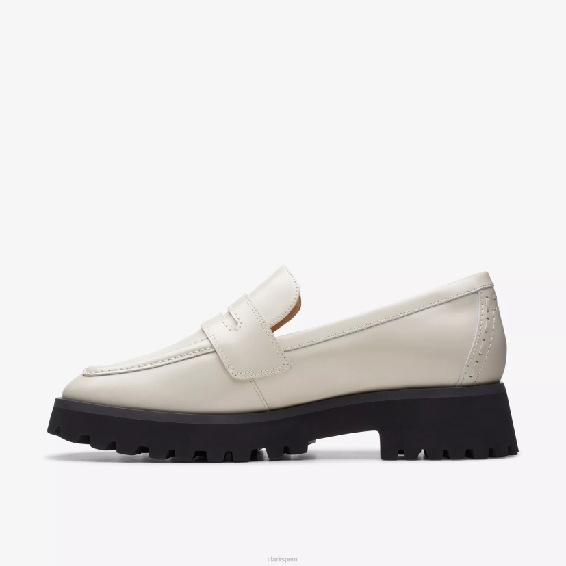 HZVP201 mantente así borde cuero marfil Clarks
