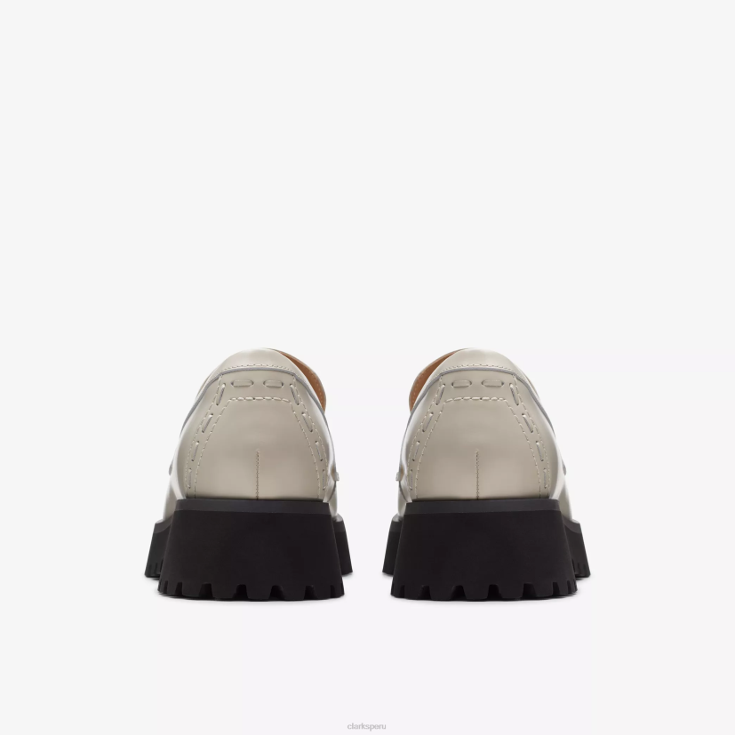 HZVP201 mantente así borde cuero marfil Clarks