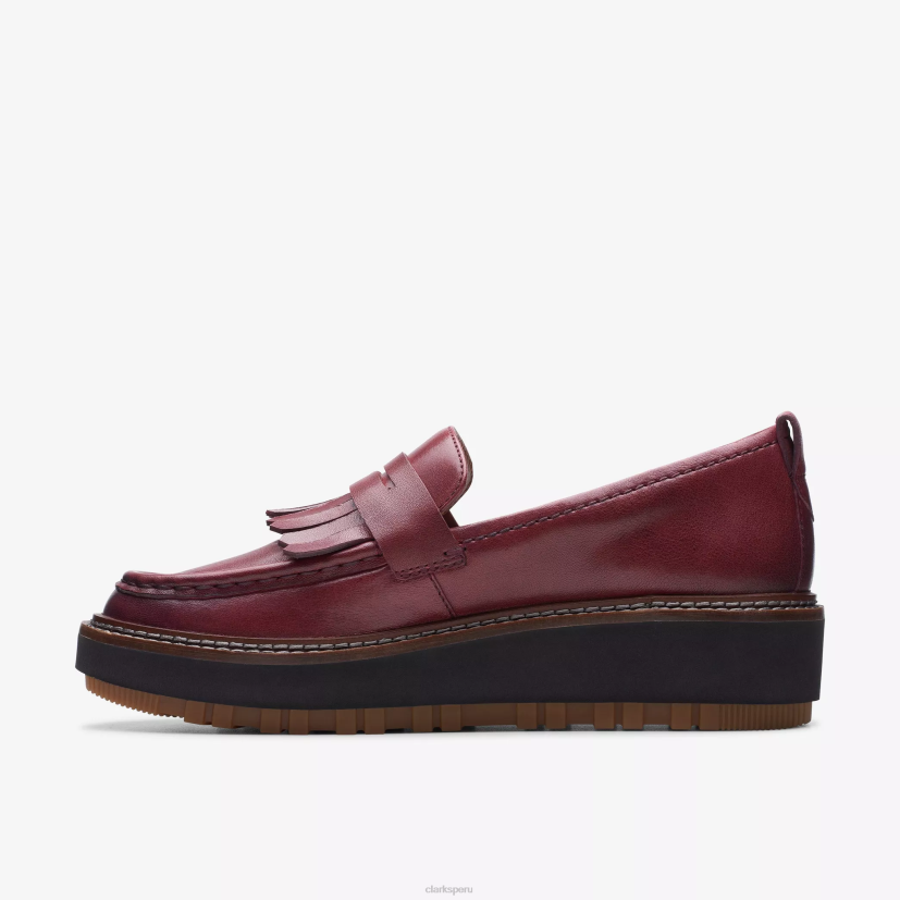 HZVP208 mocasín orianna cuero burdeos Clarks