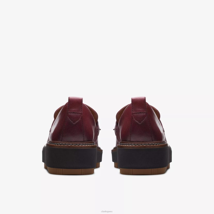 HZVP208 mocasín orianna cuero burdeos Clarks