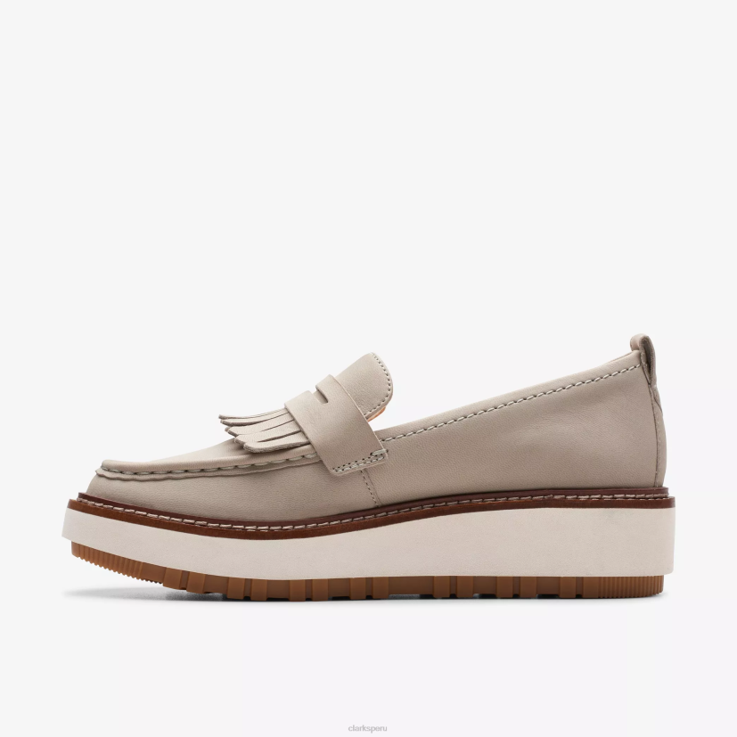 HZVP209 orianna w mocasín nubuck de piedra Clarks
