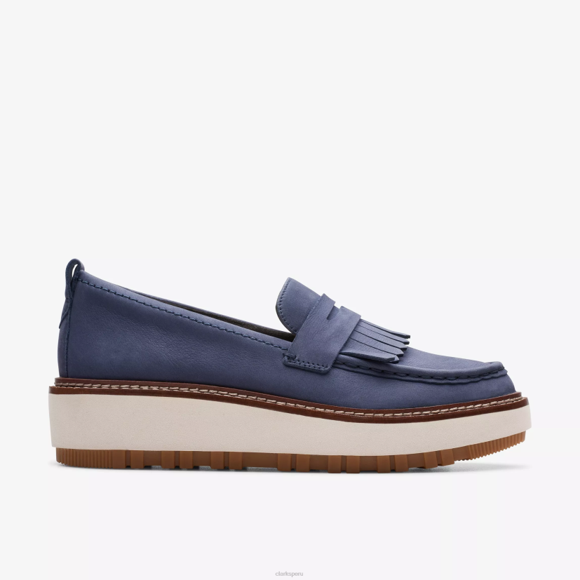 HZVP210 mocasín orianna nubuck azul marino Clarks