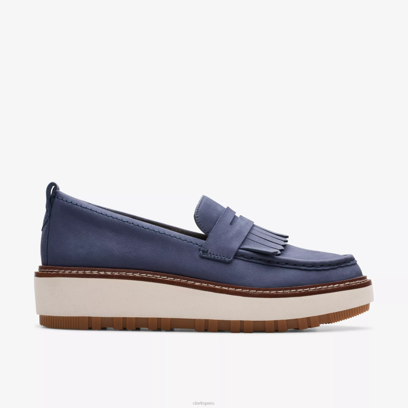HZVP210 mocasín orianna nubuck azul marino Clarks