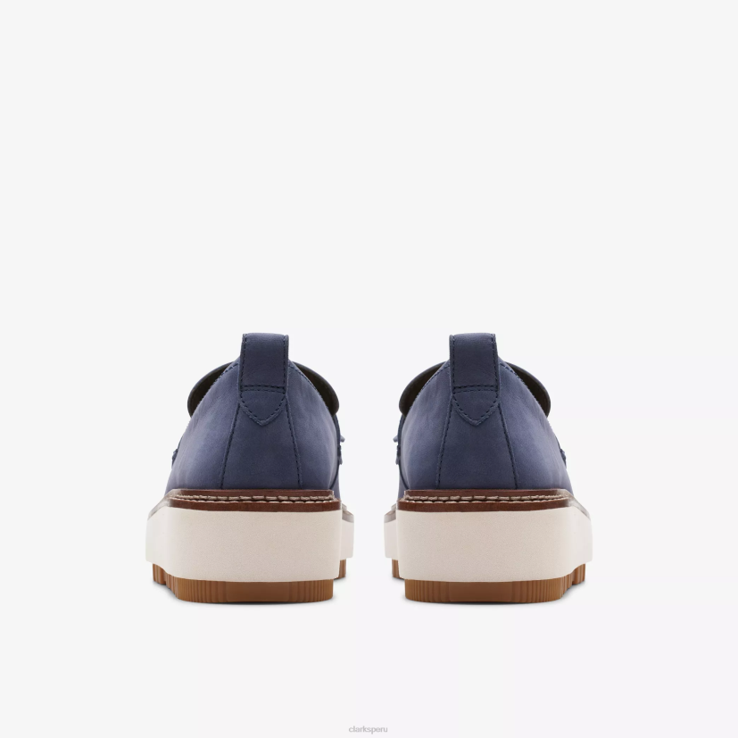HZVP210 mocasín orianna nubuck azul marino Clarks