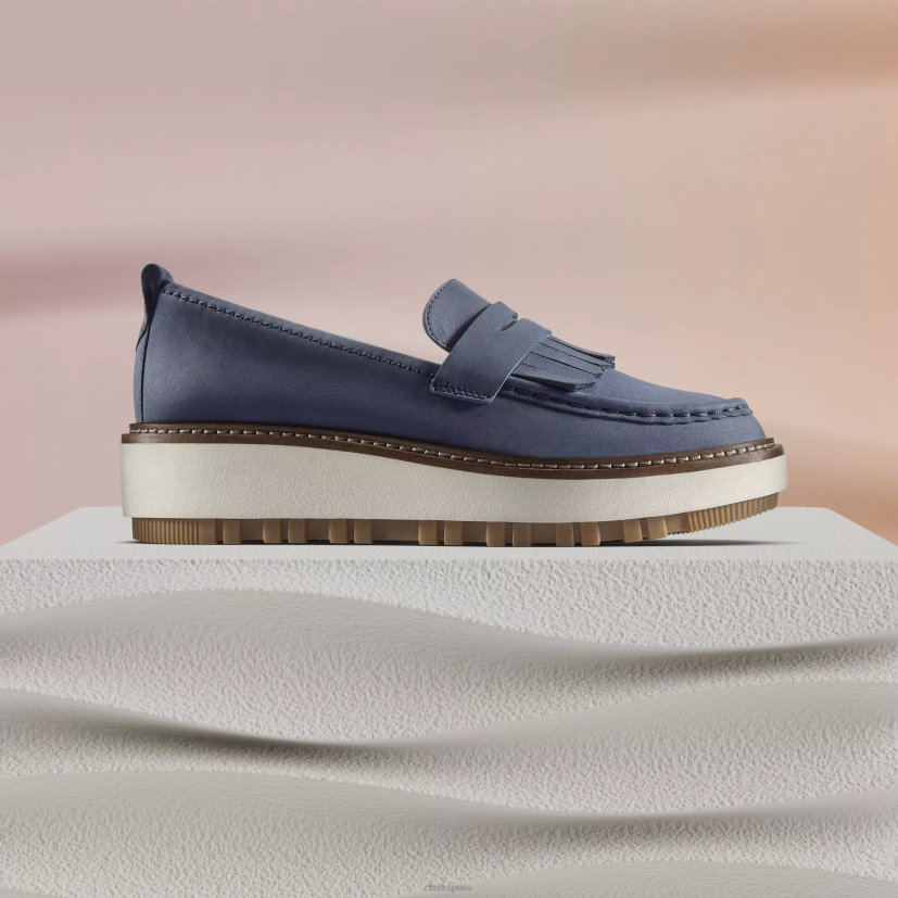 HZVP210 mocasín orianna nubuck azul marino Clarks