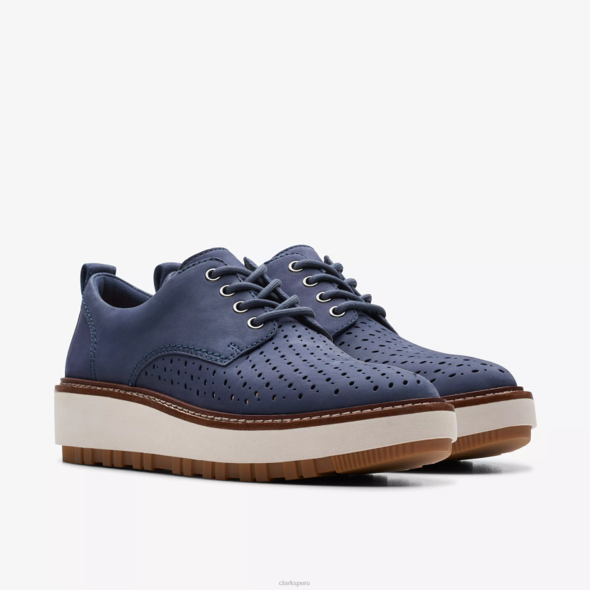HZVP213 movimiento orianna nubuck azul marino Clarks
