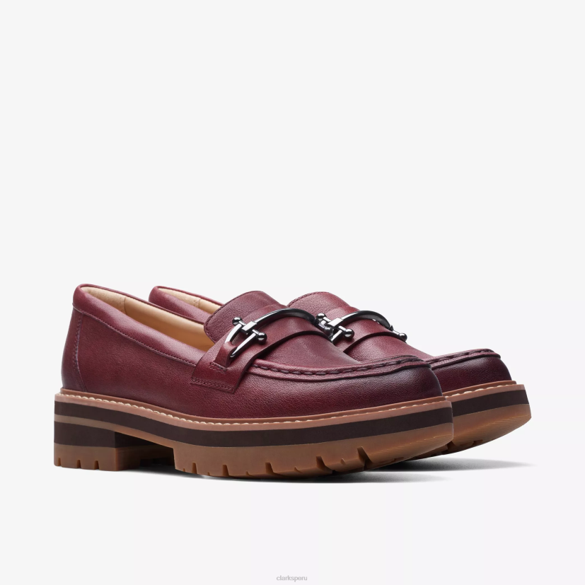HZVP224 orianna poco cuero burdeos Clarks