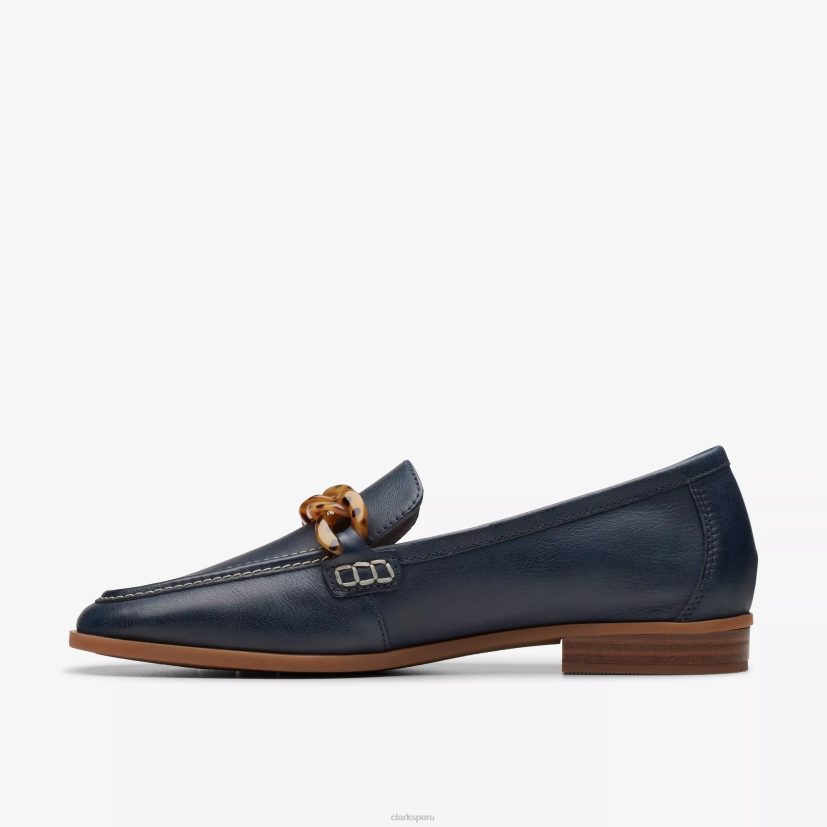 HZVP225 sarafina iris cuero azul marino Clarks