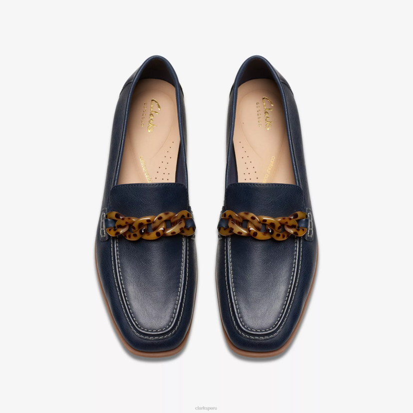 HZVP225 sarafina iris cuero azul marino Clarks
