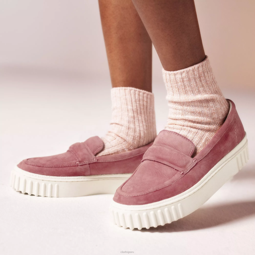 HZVP231 cala mayhill nubuck rosa polvoriento Clarks
