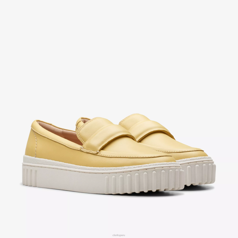 HZVP232 cala mayhill cuero amarillo Clarks