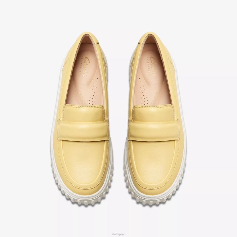 HZVP232 cala mayhill cuero amarillo Clarks