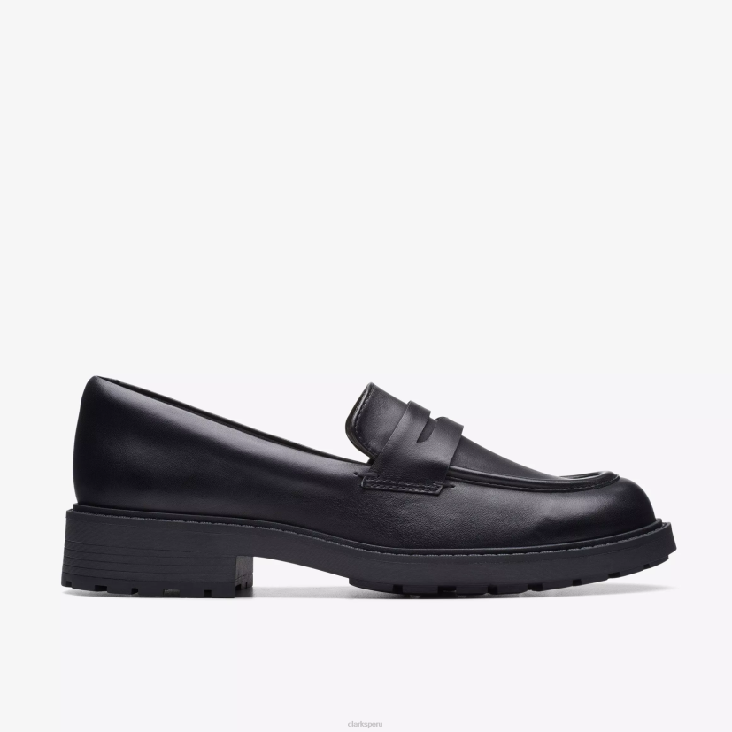 HZVP236 orinoco 2 centavos cuero negro Clarks
