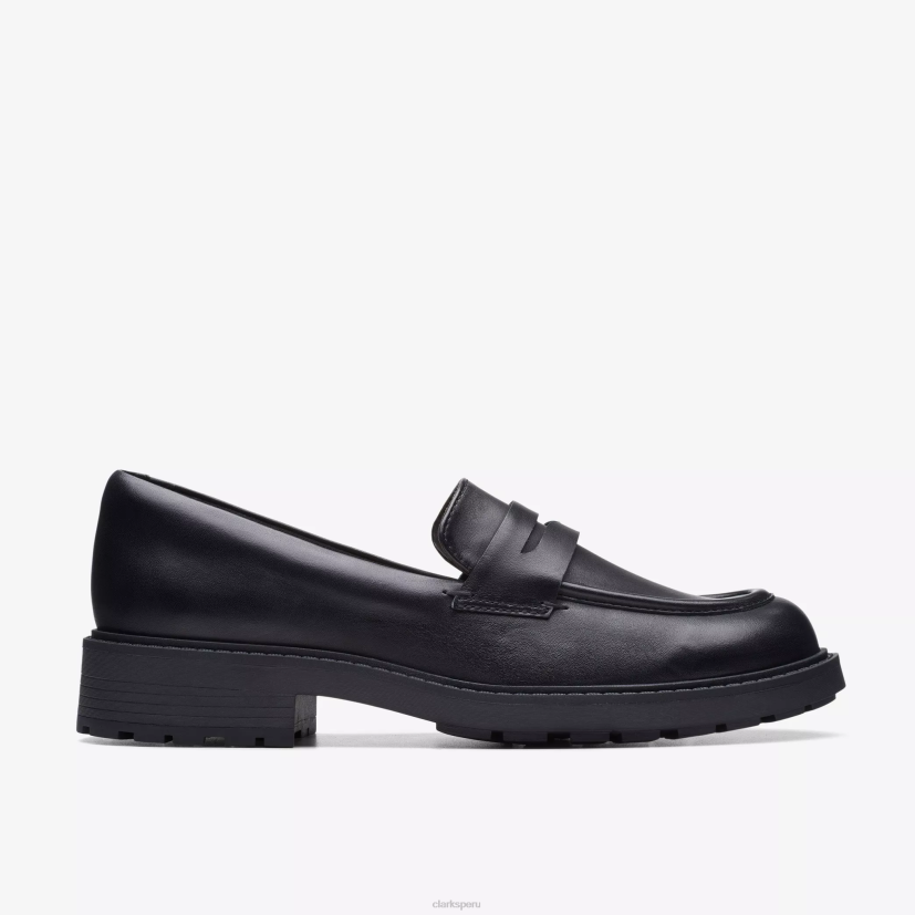 HZVP236 orinoco 2 centavos cuero negro Clarks