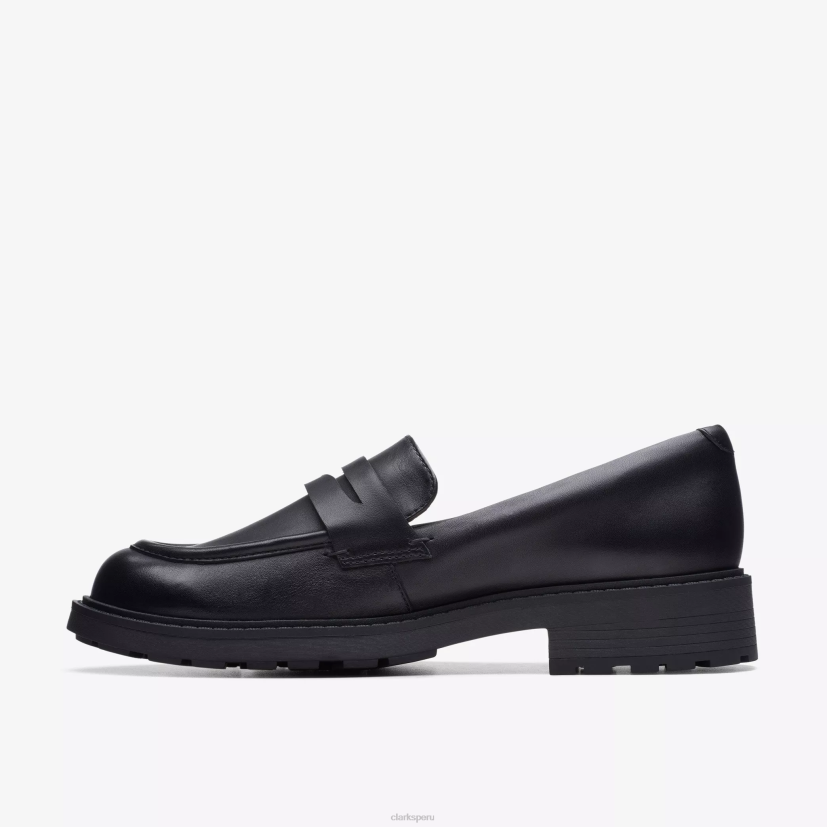 HZVP236 orinoco 2 centavos cuero negro Clarks