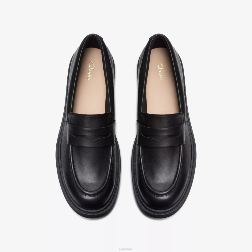 HZVP236 orinoco 2 centavos cuero negro Clarks