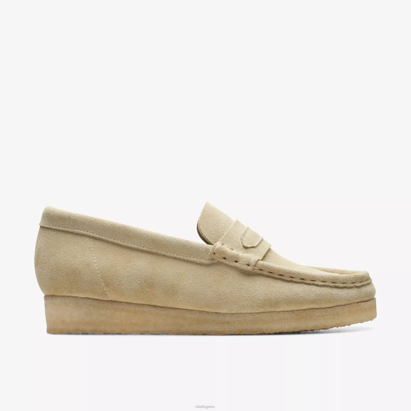 HZVP238 mocasín wallabee gamuza de arce Clarks