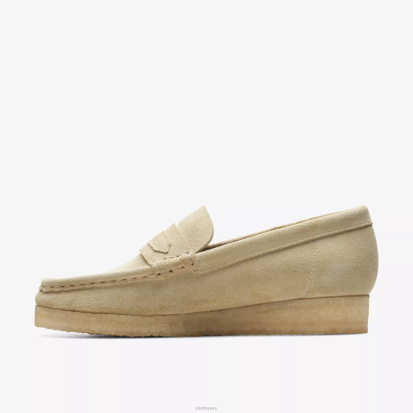 HZVP238 mocasín wallabee gamuza de arce Clarks