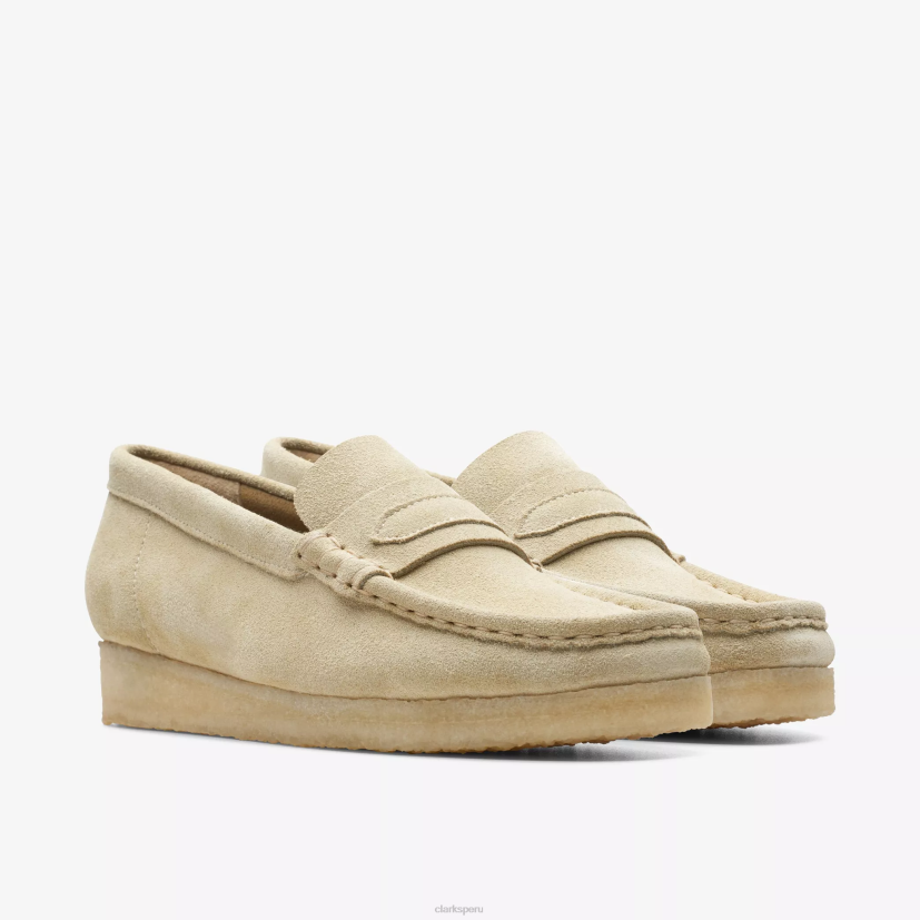 HZVP238 mocasín wallabee gamuza de arce Clarks