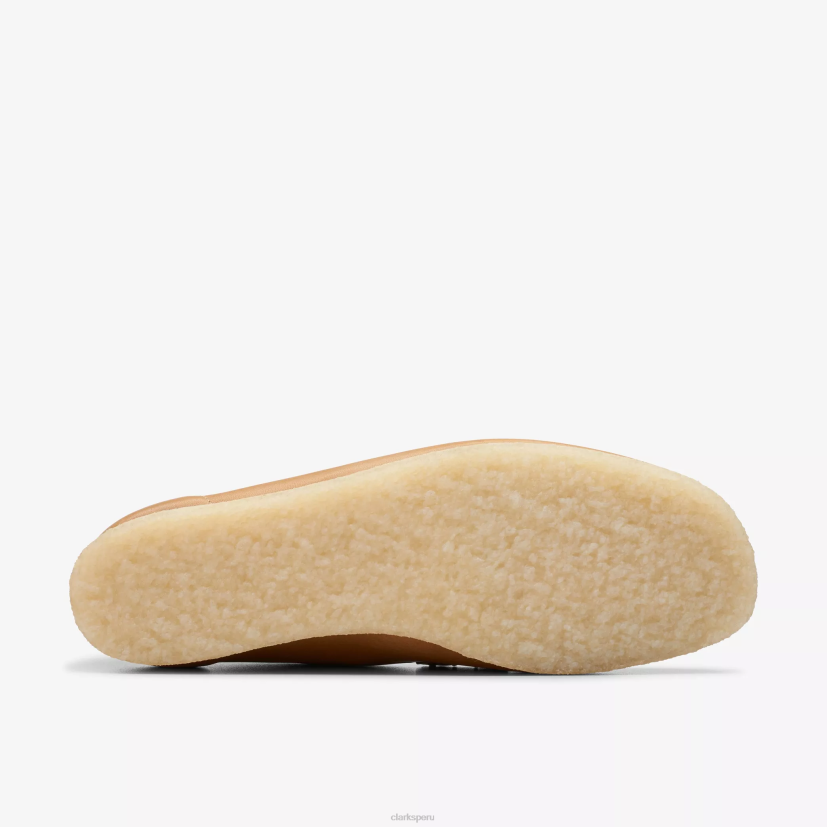 HZVP240 mocasín wallabee cuero bronceado medio Clarks