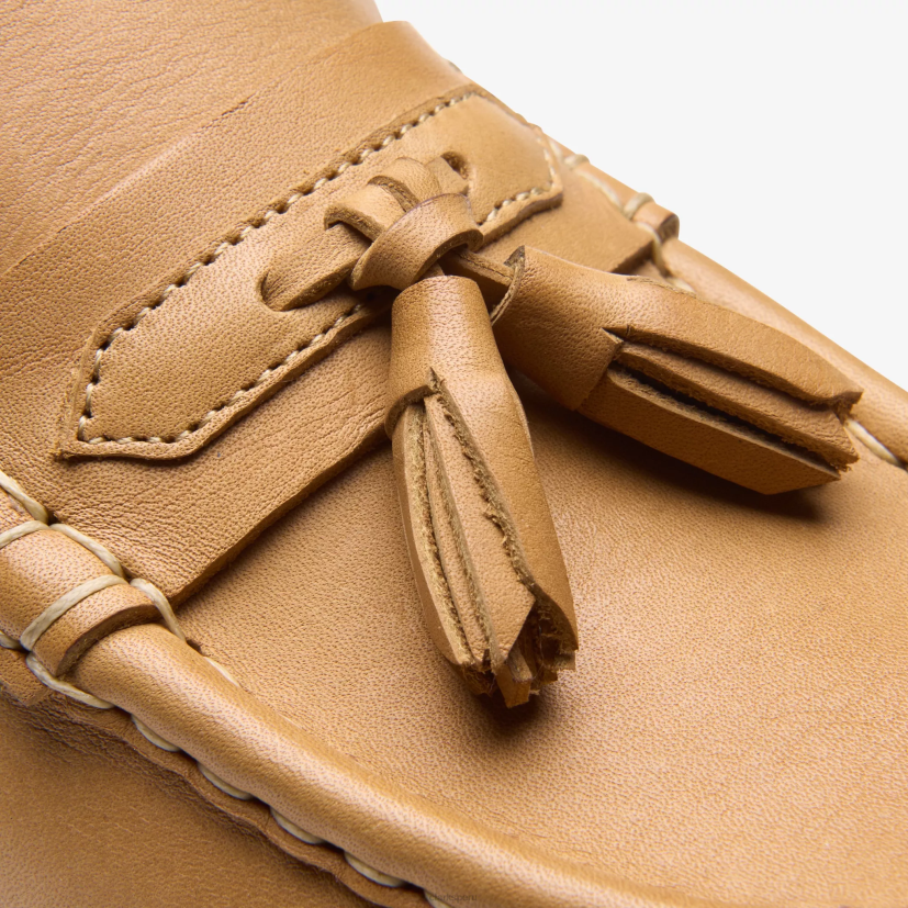 HZVP240 mocasín wallabee cuero bronceado medio Clarks