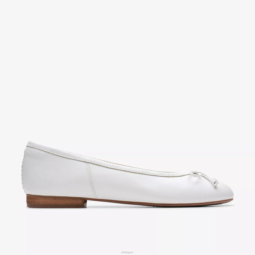HZVP252 lirio cervatillo cuero blanco Clarks