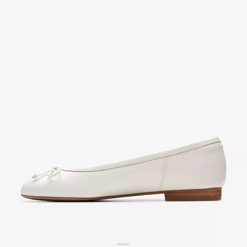 HZVP252 lirio cervatillo cuero blanco Clarks