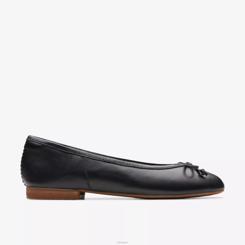 HZVP253 lirio cervatillo cuero negro Clarks