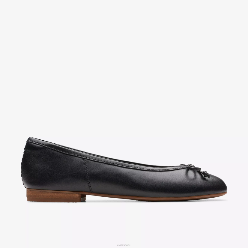 HZVP253 lirio cervatillo cuero negro Clarks