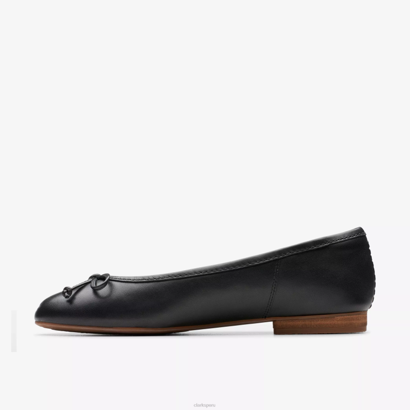 HZVP253 lirio cervatillo cuero negro Clarks