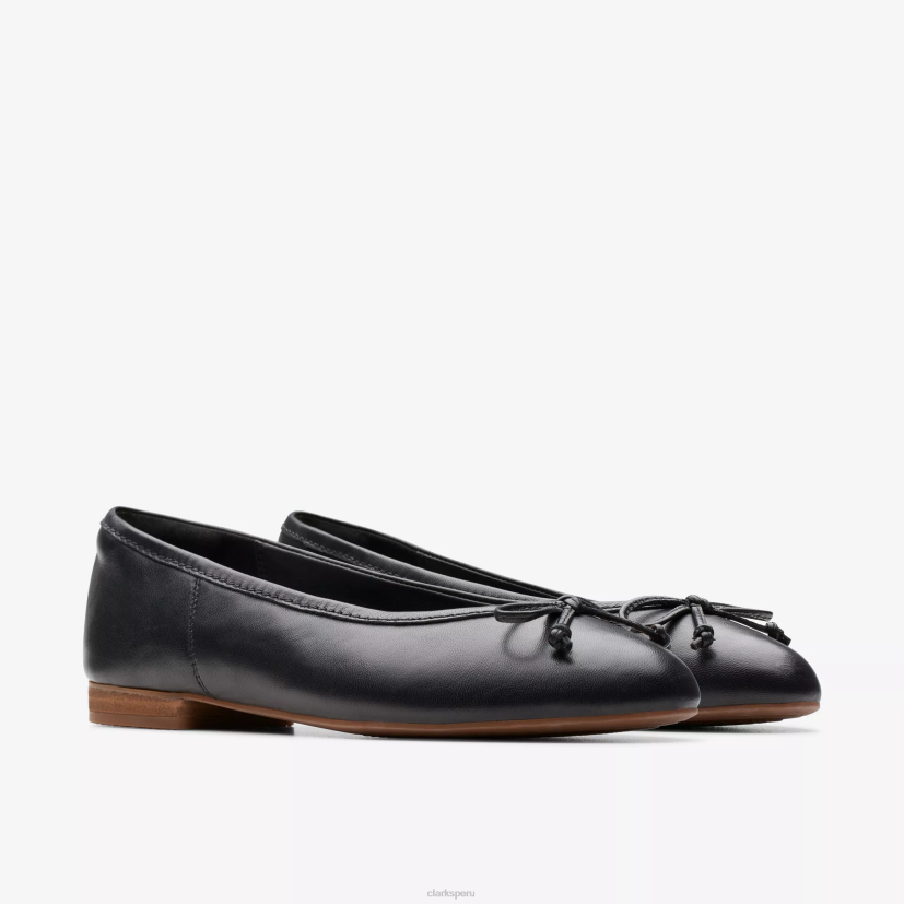 HZVP253 lirio cervatillo cuero negro Clarks