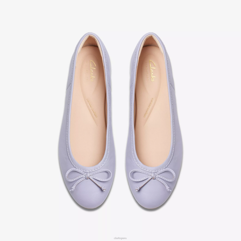 HZVP254 lirio cervatillo cuero lila Clarks