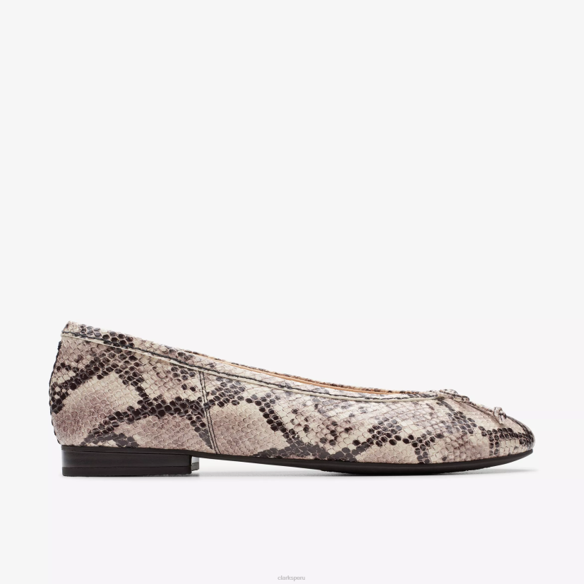 HZVP255 lirio cervatillo estampado de serpiente Clarks