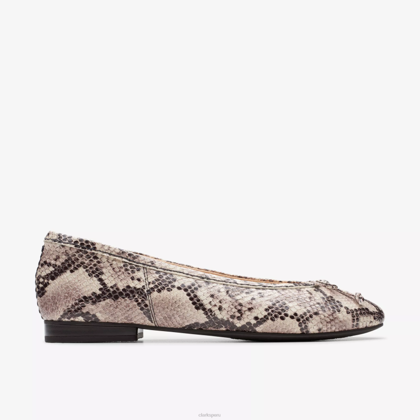 HZVP255 lirio cervatillo estampado de serpiente Clarks