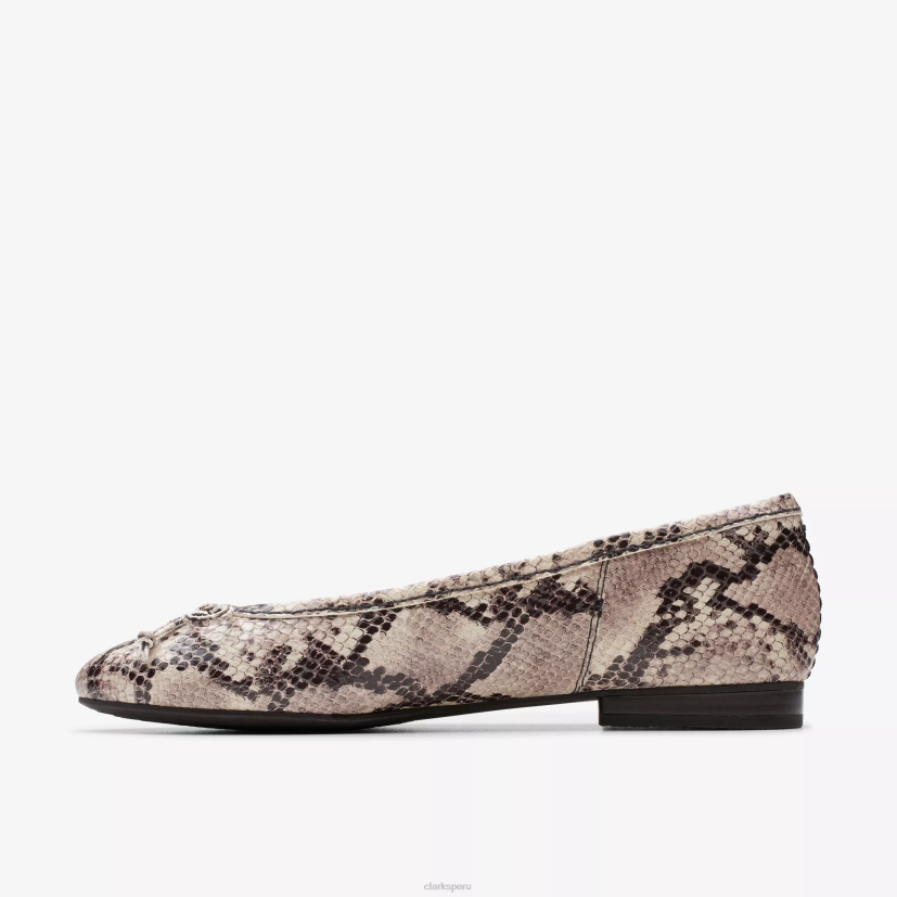 HZVP255 lirio cervatillo estampado de serpiente Clarks