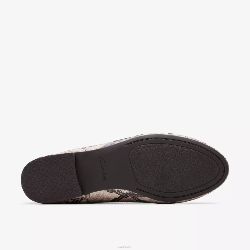 HZVP255 lirio cervatillo estampado de serpiente Clarks