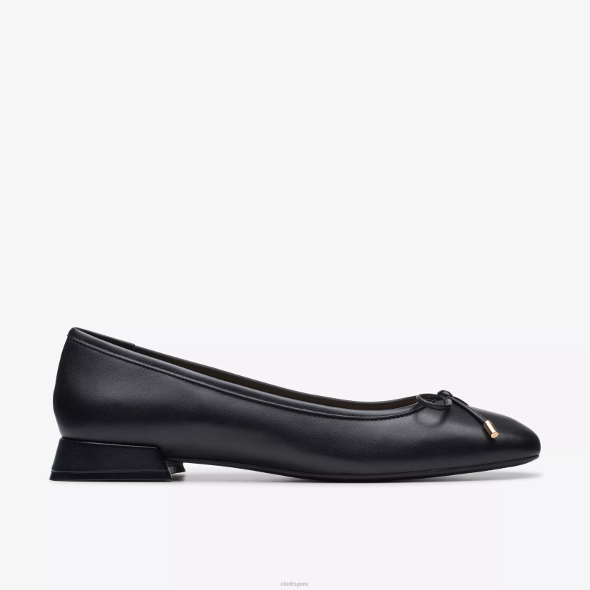 HZVP259 ubree 15 pasos cuero negro Clarks